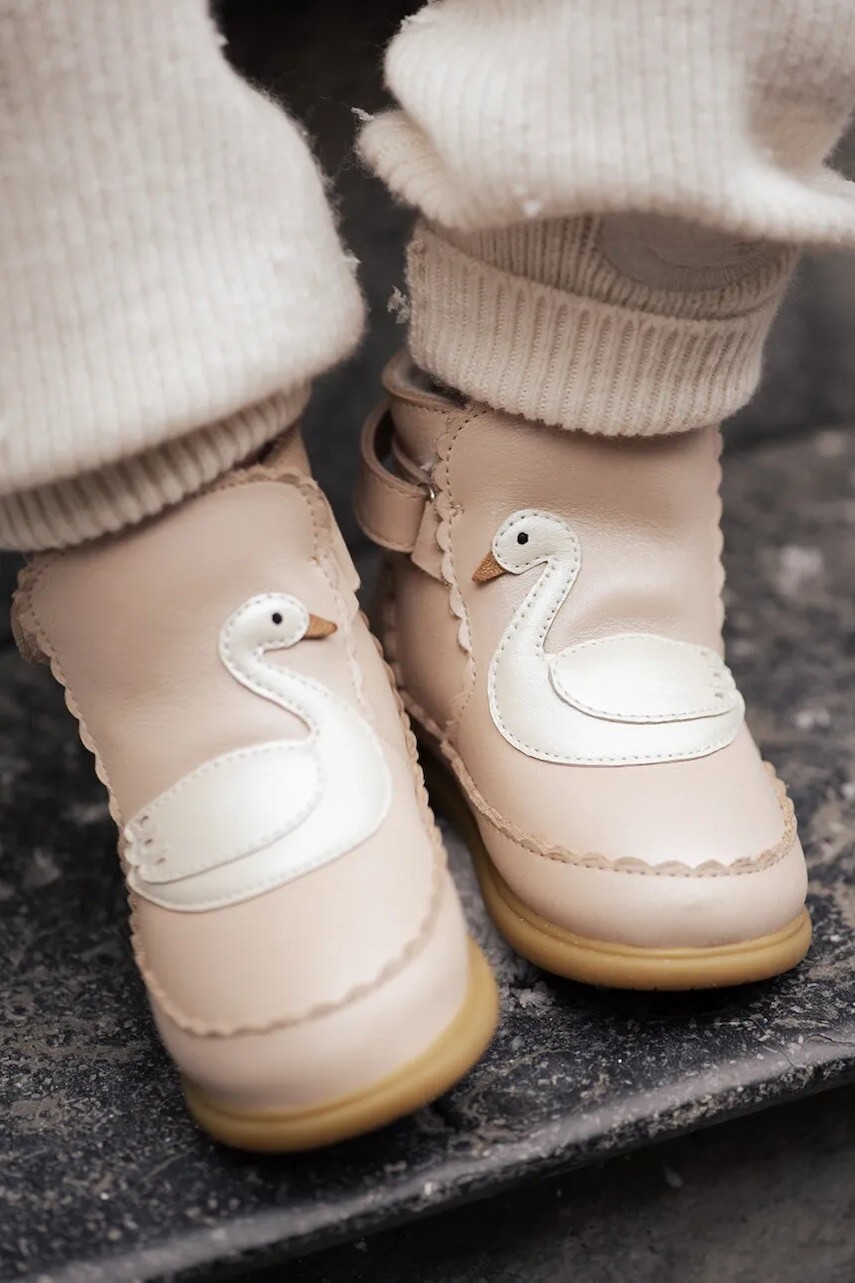 Donsje topánky zimné dojčenské nubukové Sify Shoes Swan