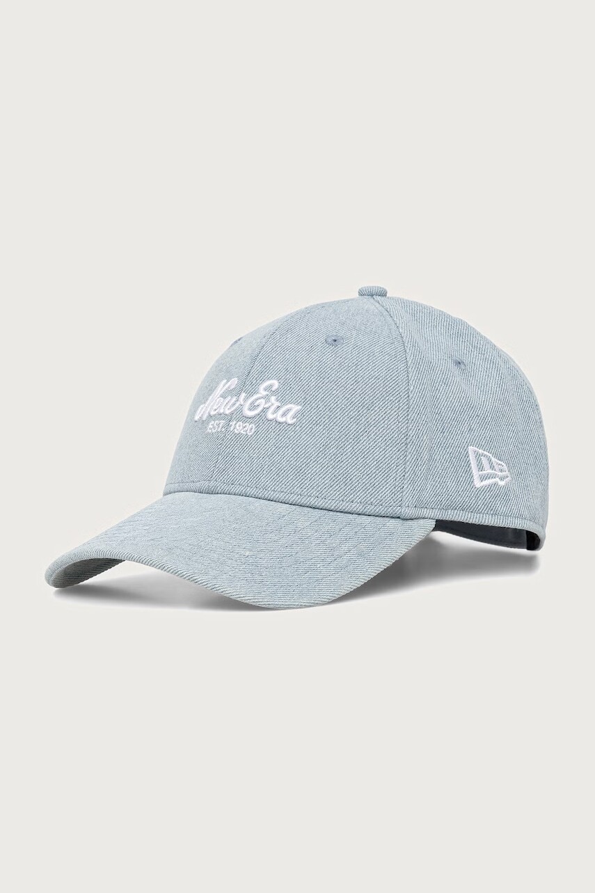 New Era čiapka so šiltom rifľová DENIM 9FORTY®