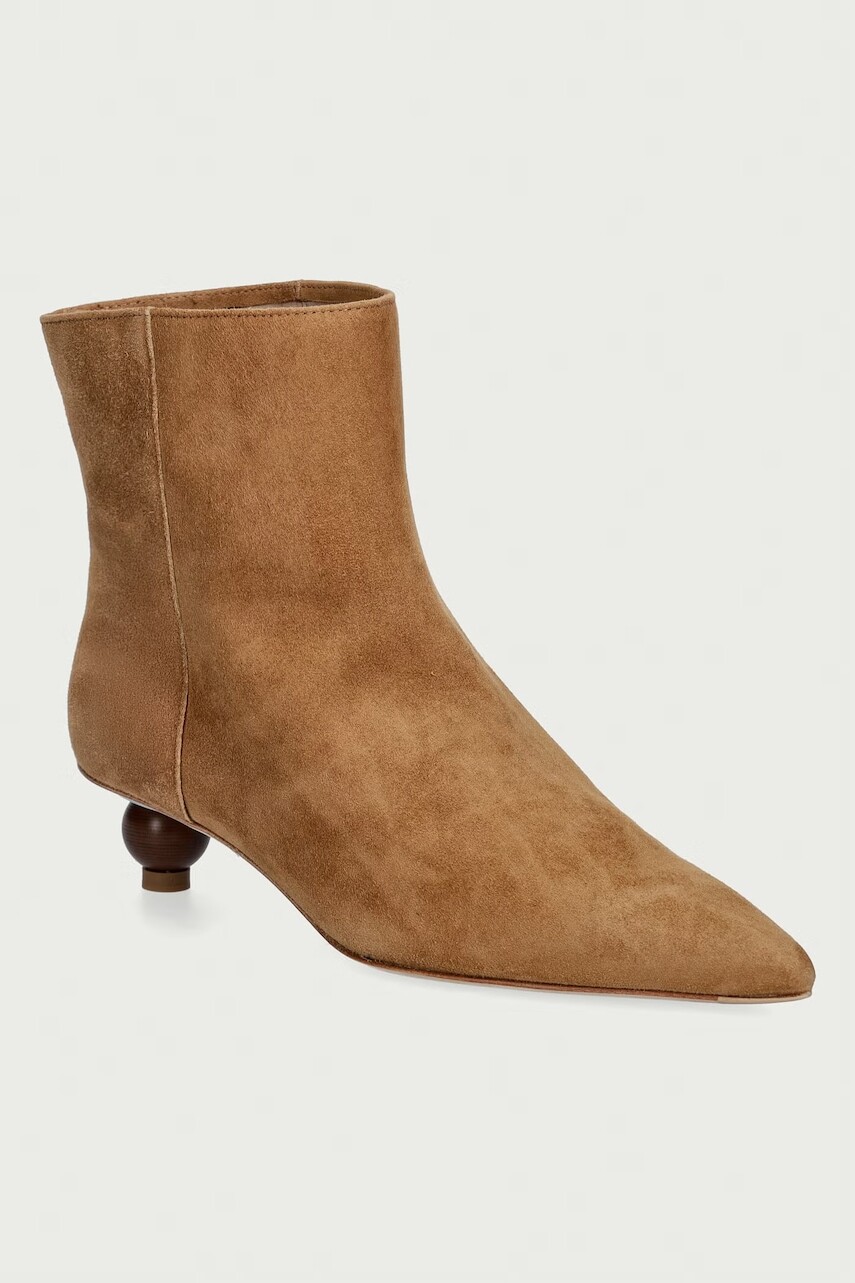 Weekend Max Mara členkové čižmy dámske semišové