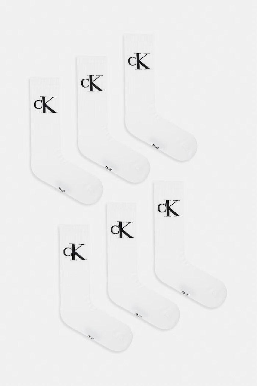 Calvin Klein ponožky pánske s bavlnou 6-pak