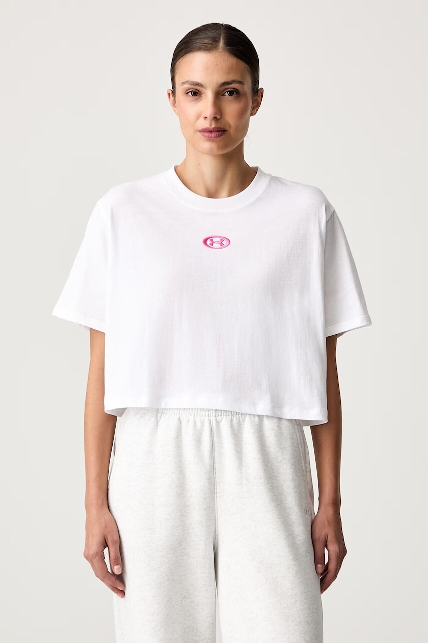 Under Armour crop top dámsky s bavlnou