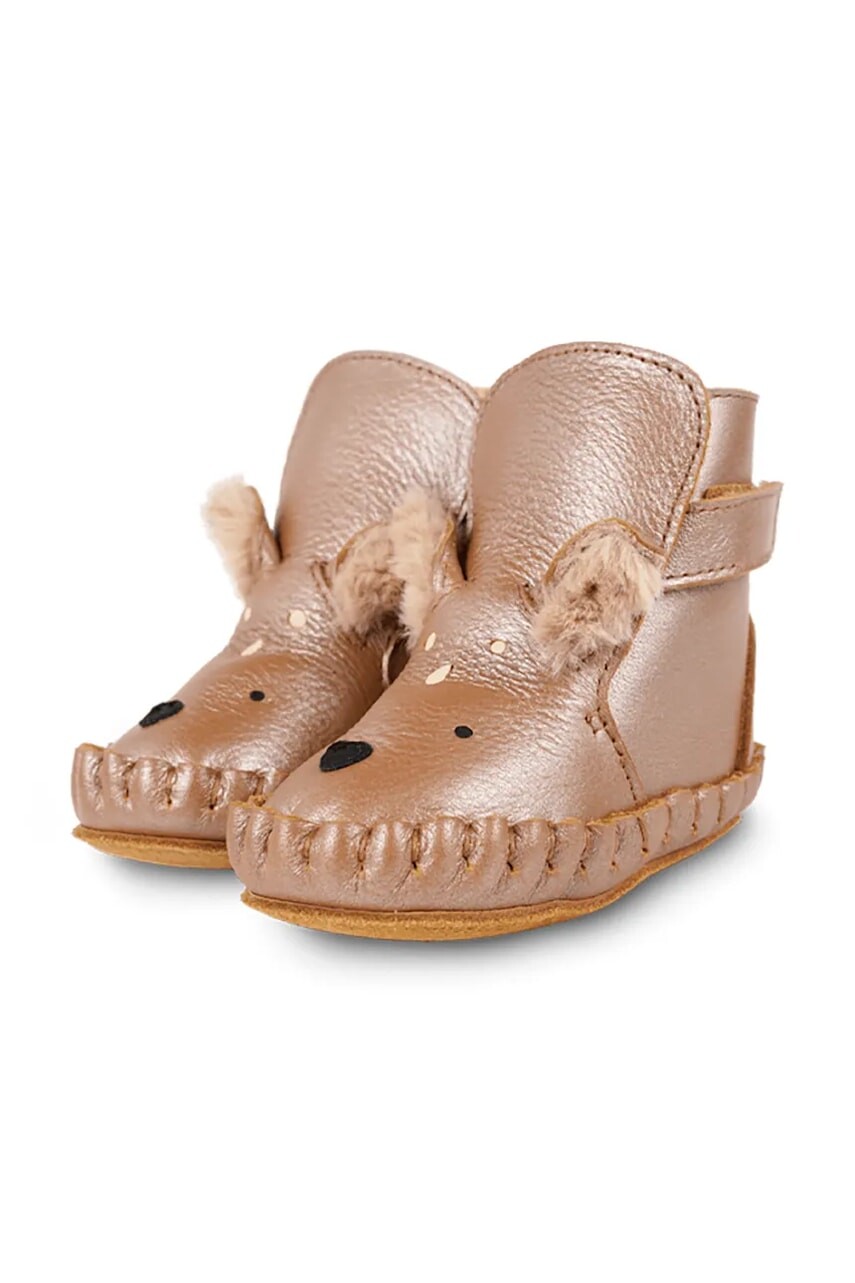 Donsje topánky dojčenské kožené Smikki Booties Deer