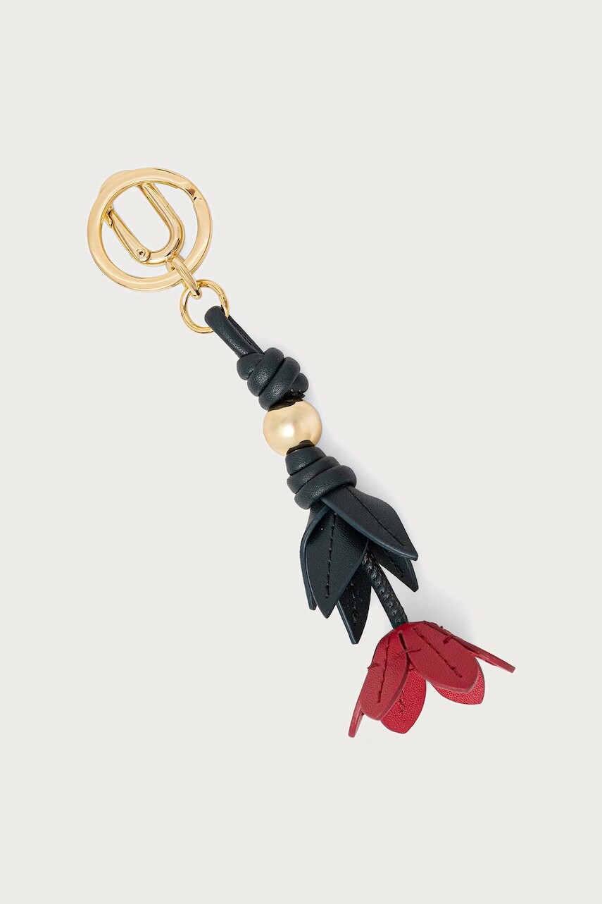Furla kľúčenka dámska kožená Allegra Poppy Keyring