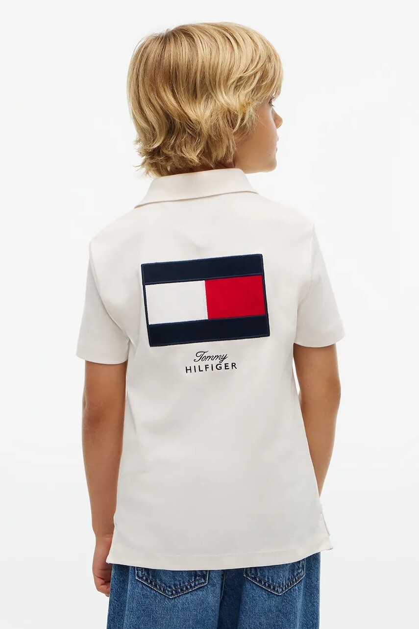 Tommy Hilfiger polo tričko lounge detské bavlnené