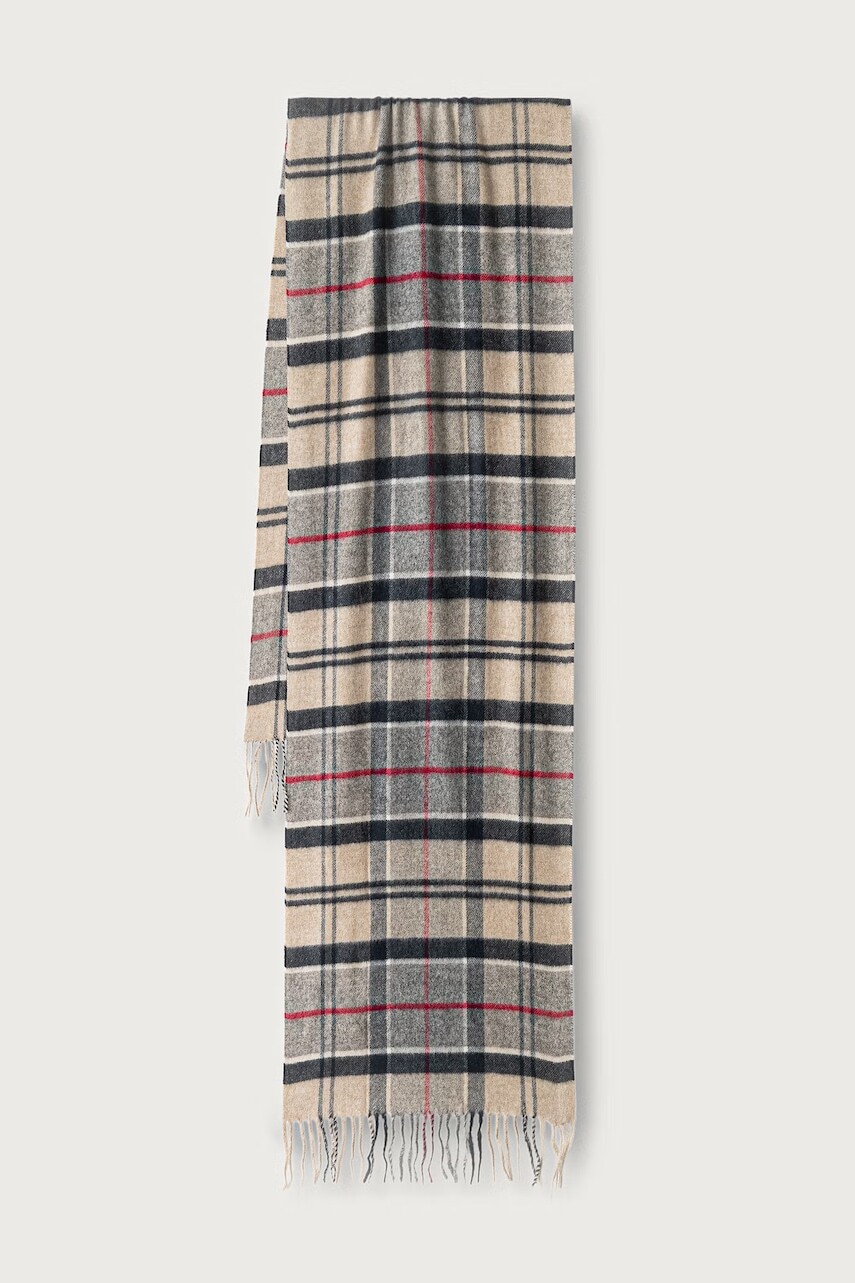 Barbour šálik s prímesou vlny Yaxley