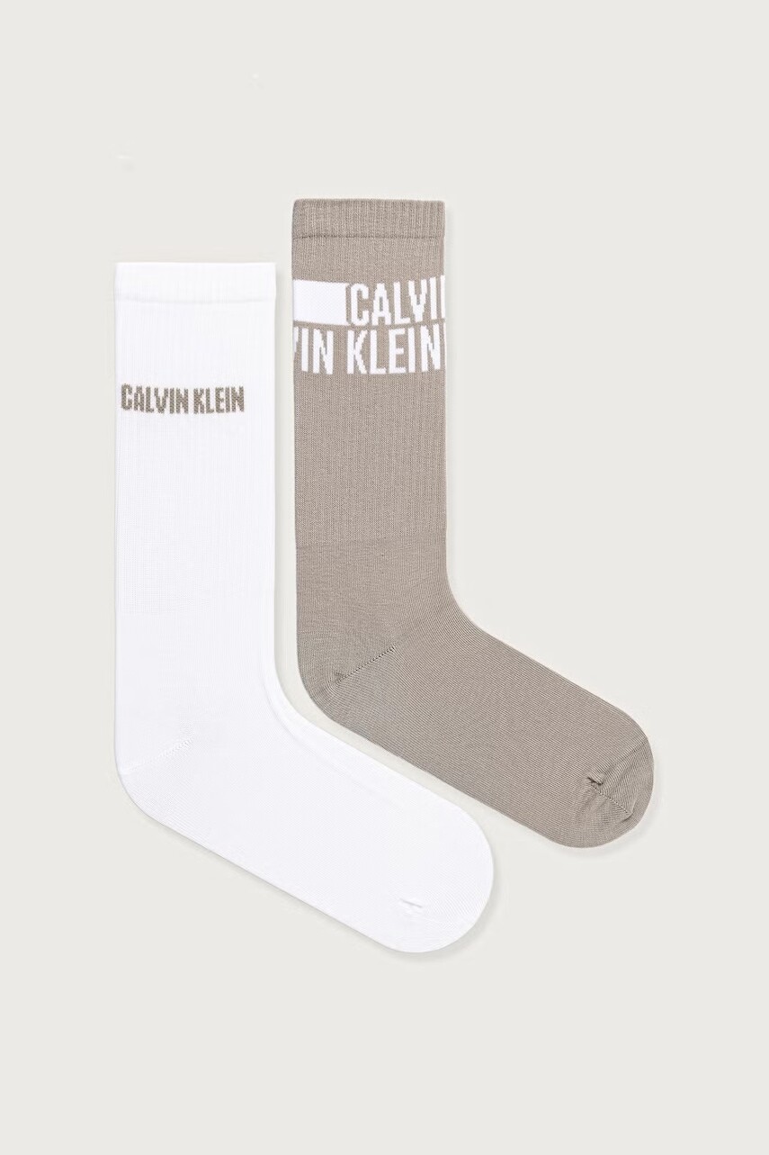 Calvin Klein ponožky dámske s bavlnou 2-pak