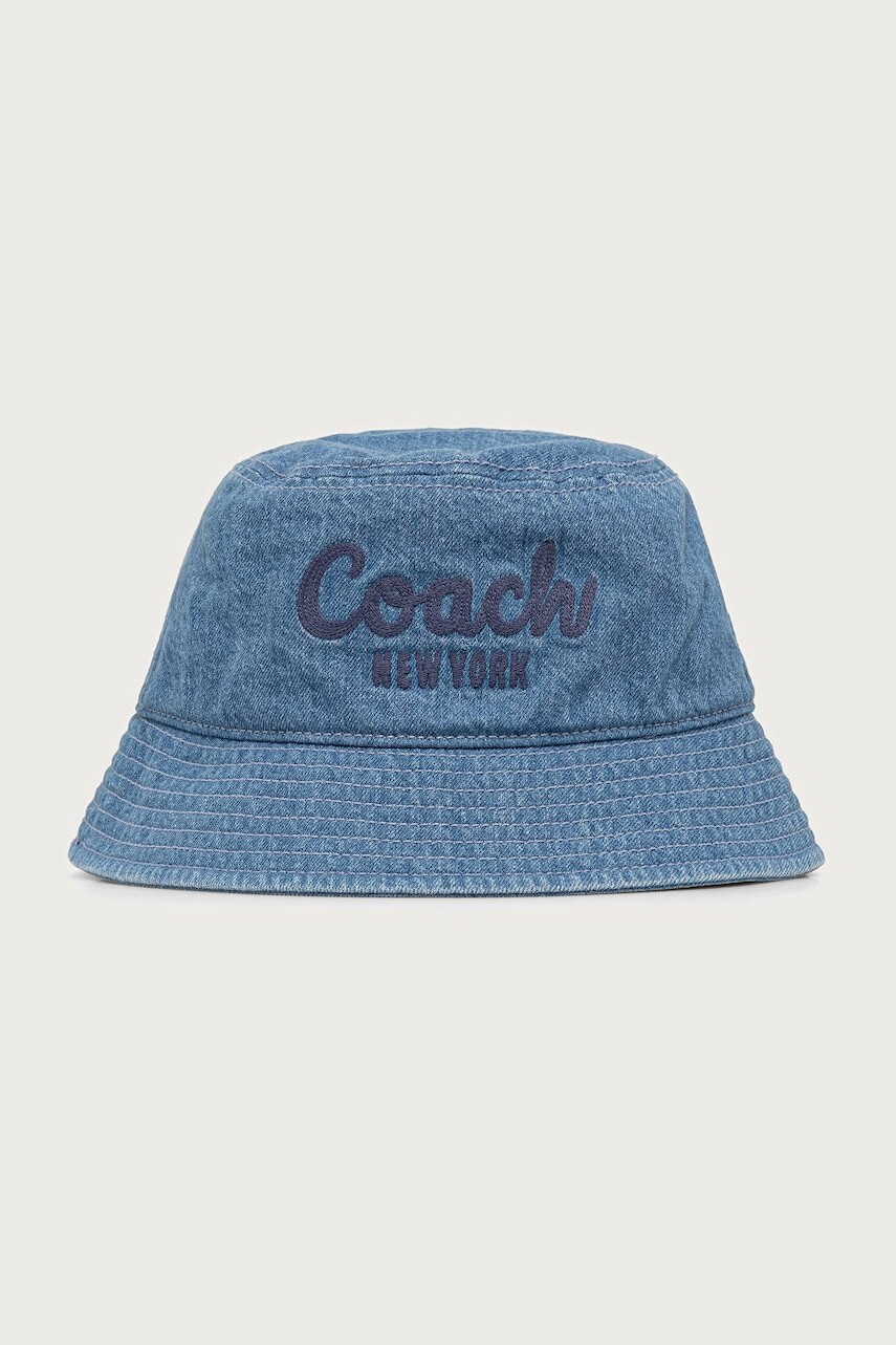 Coach klobúk bucket dámsky rifľový