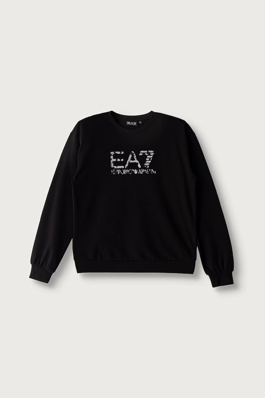 EA7 Emporio Armani mikina detská bavlnená s elastanom