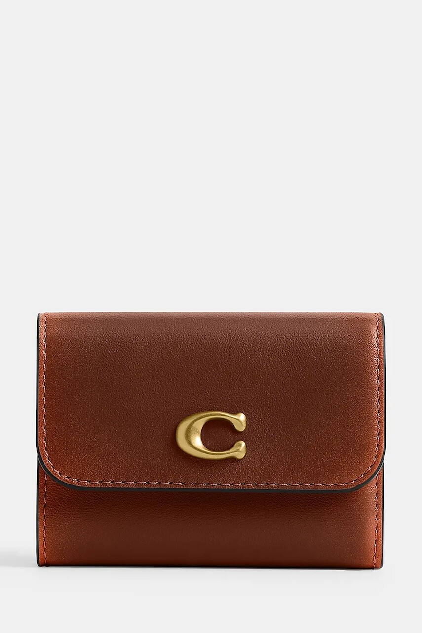 Coach puzdro na pas dámske kožené Essential Card Holder Wallet