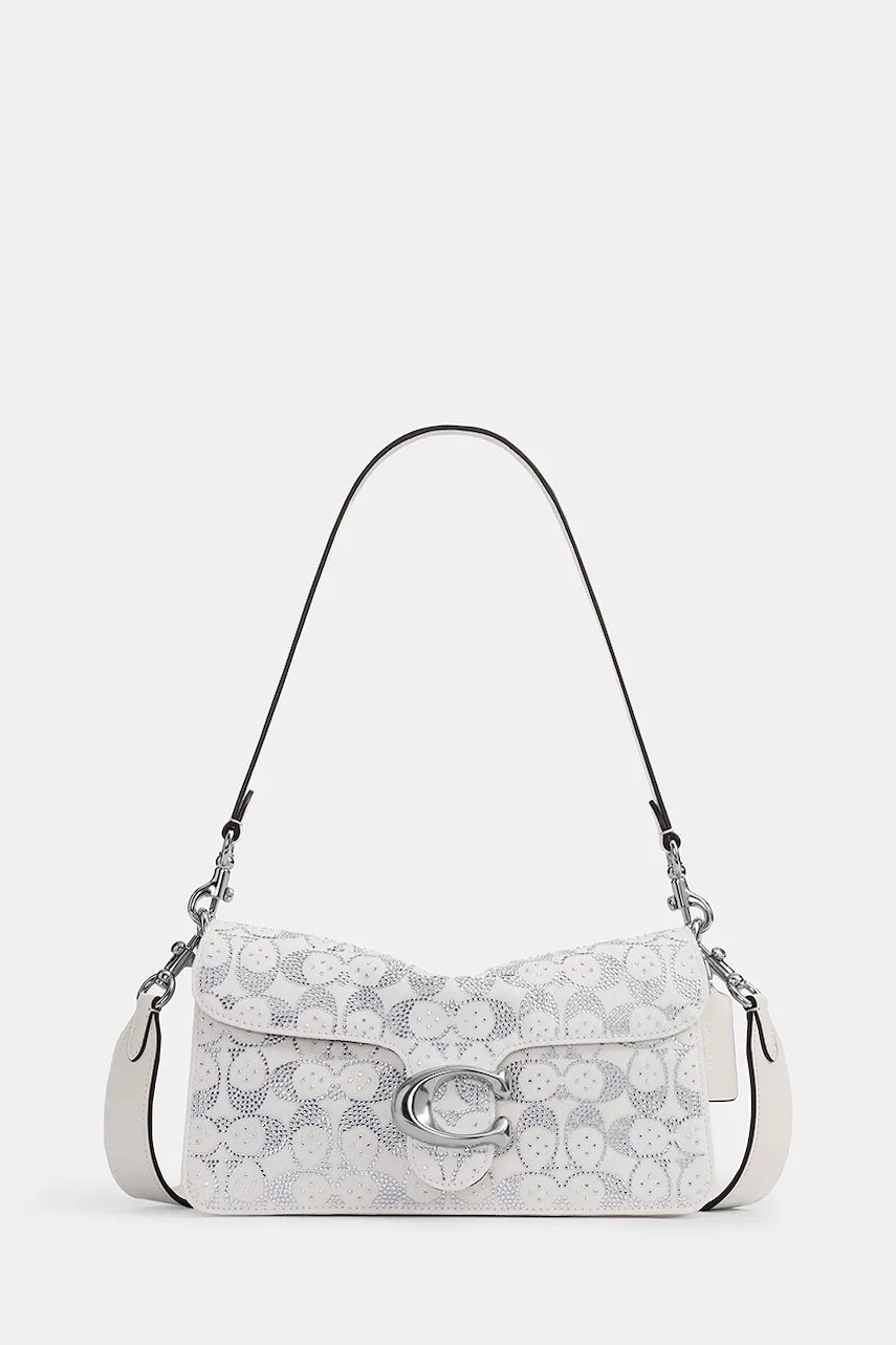 Coach crossbody kabelka dámska rifľová Soft Crystal Denim Tabby Shoulder Bag 26