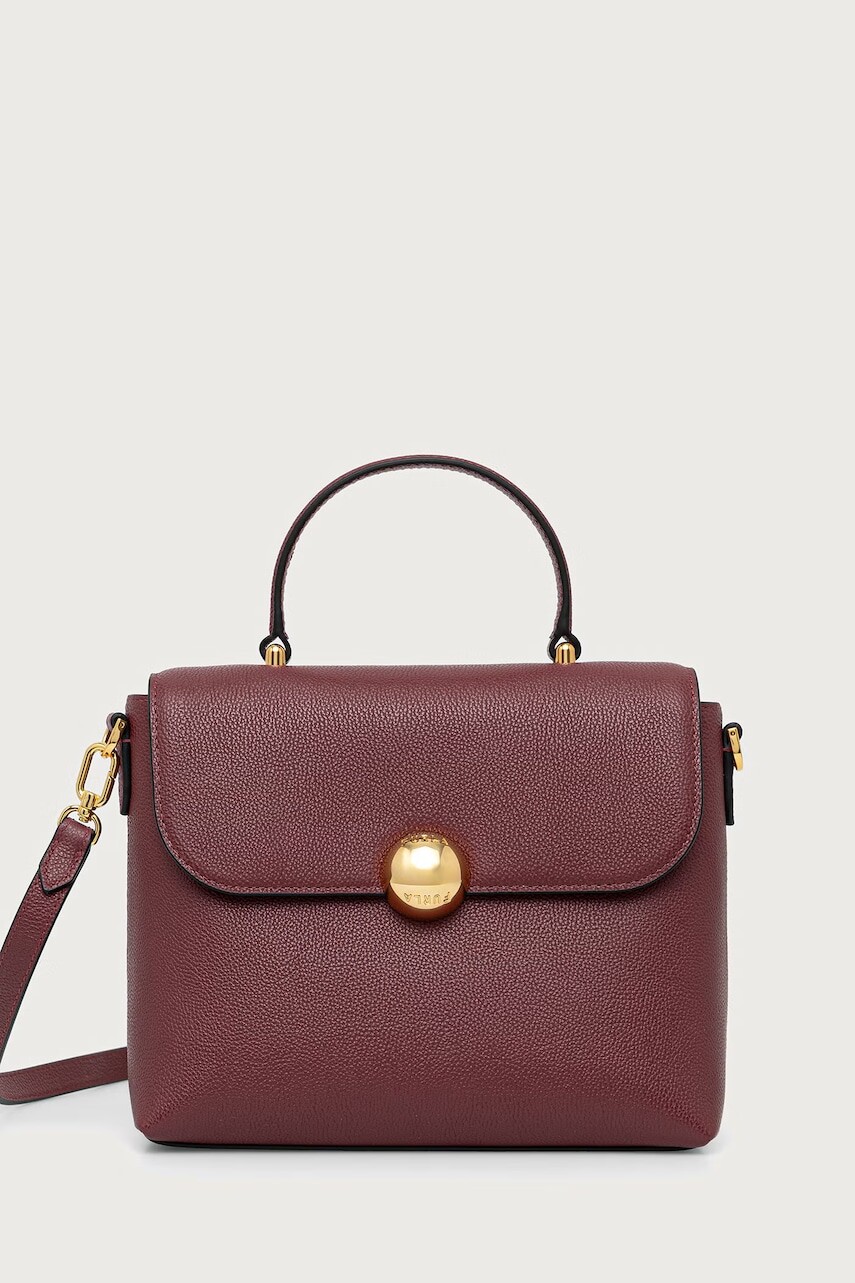 Furla kufríková kabelka dámska kožená Moonlight S Top Handle