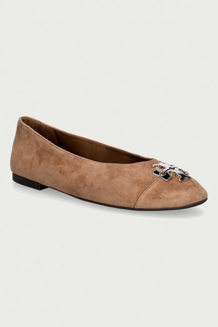 Tory Burch baleríny semišové Charlie Ballet