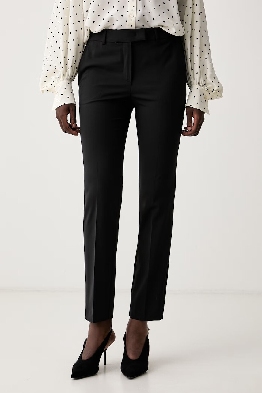 Marella nohavice slim fit dámske s vlnou MLLWHISKY