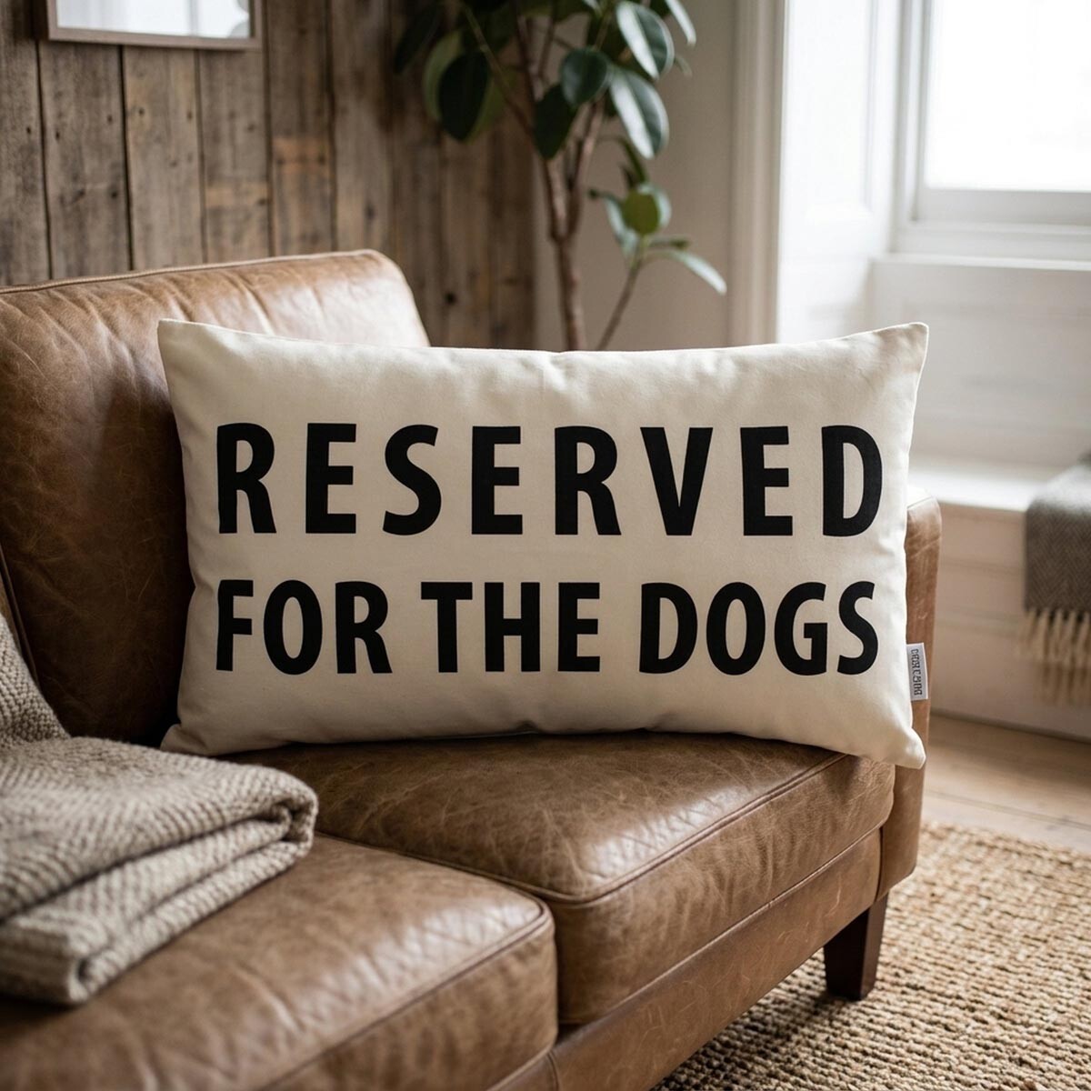 Vankúš „Reserved for the Dogs“