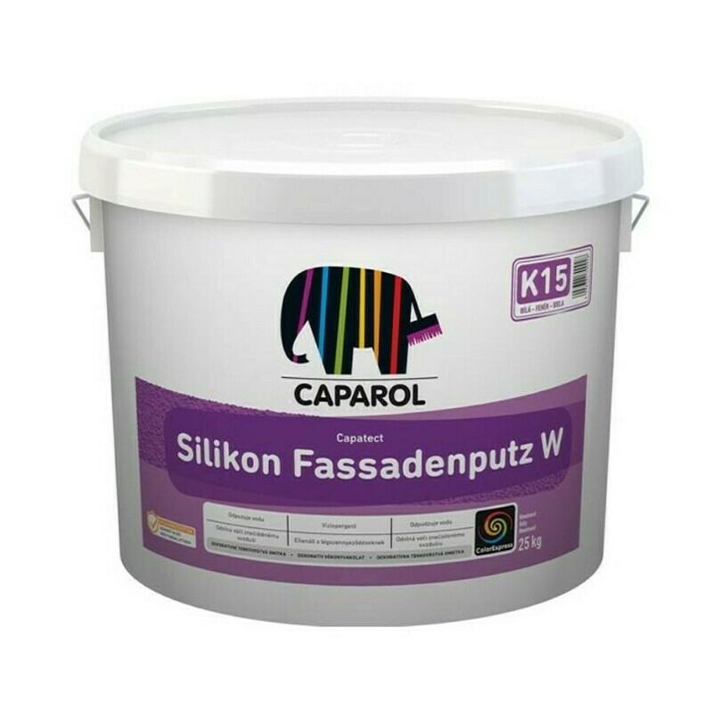 Omietka silikónová Capatect Silikon Fassadenputz T K15 25 kg