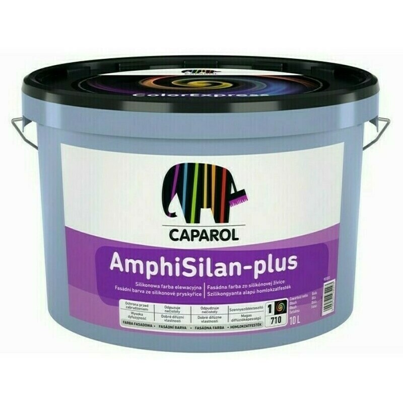 Náter fasádny silikónový Caparol Amphisilan Plus B1 10 l
