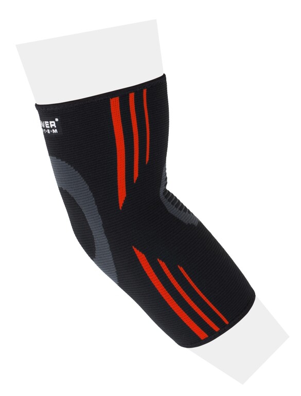 POWER SYSTEM Bandáže na lakte Elbow Support Evo, veľ. M, oranžová