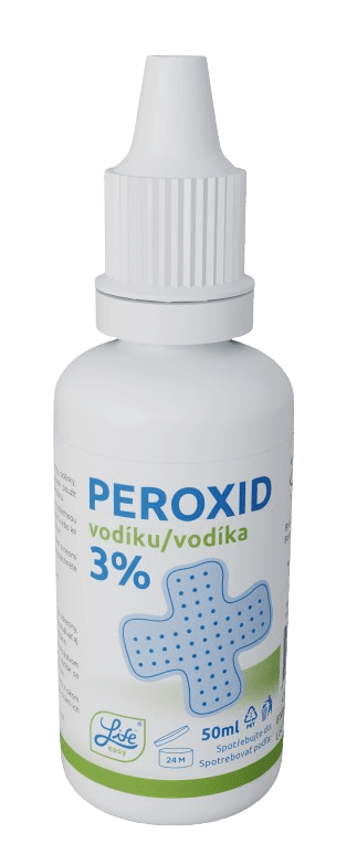 TECHNO LIFE Peroxid vodíka 3%, 50 ml