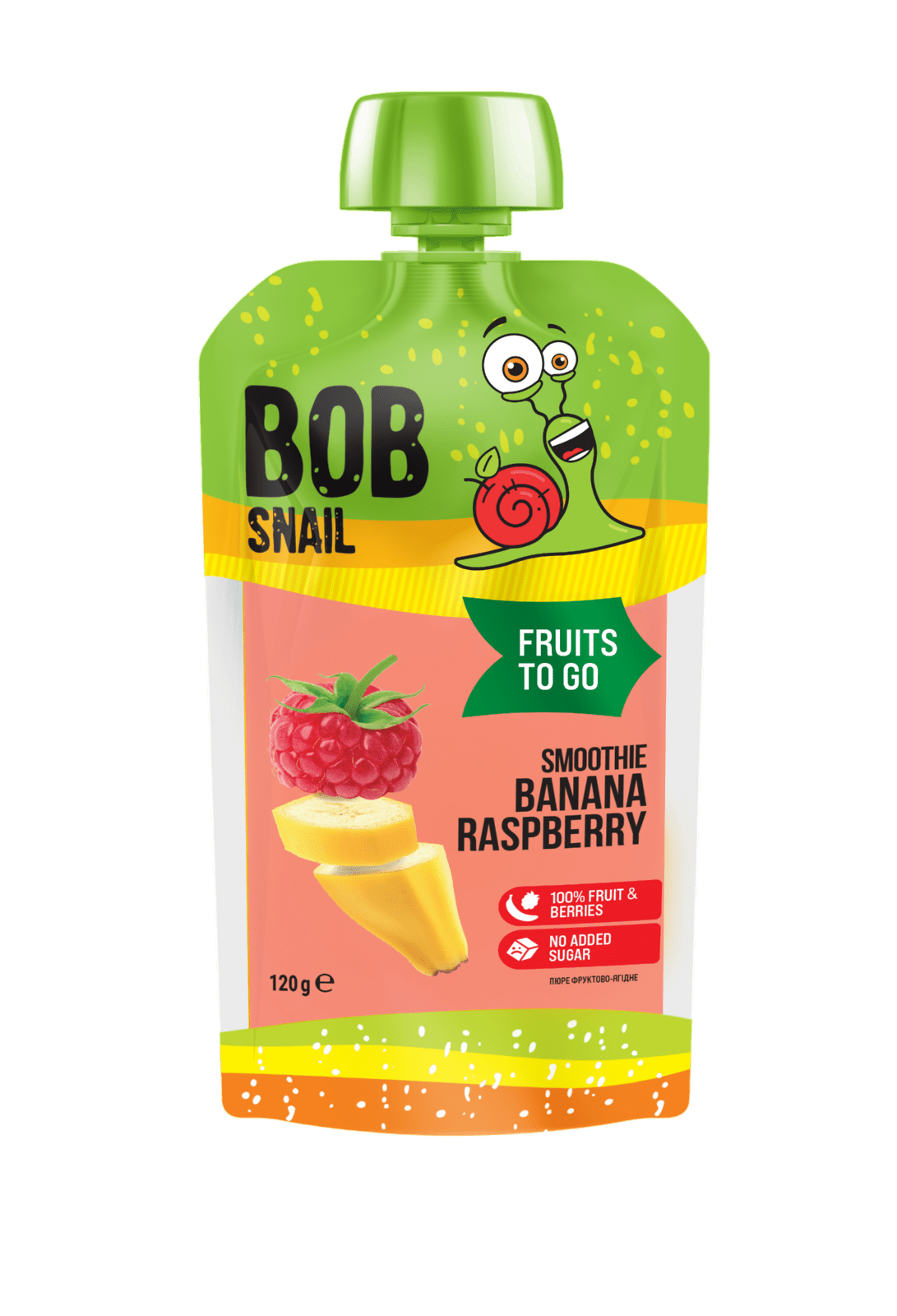 ŠNEK BOB Smoothie banán-malina 120 g