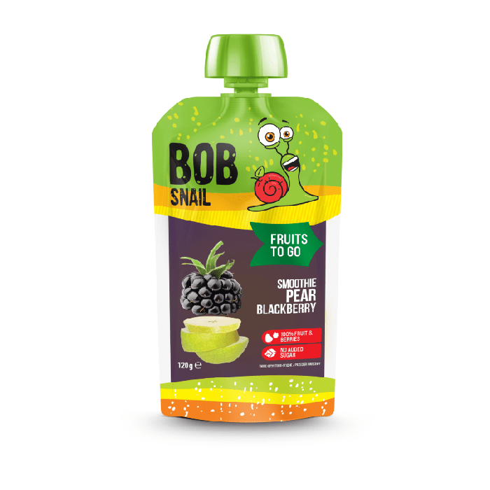 ŠNEK BOB Smoothie hruška-černica 120 g
