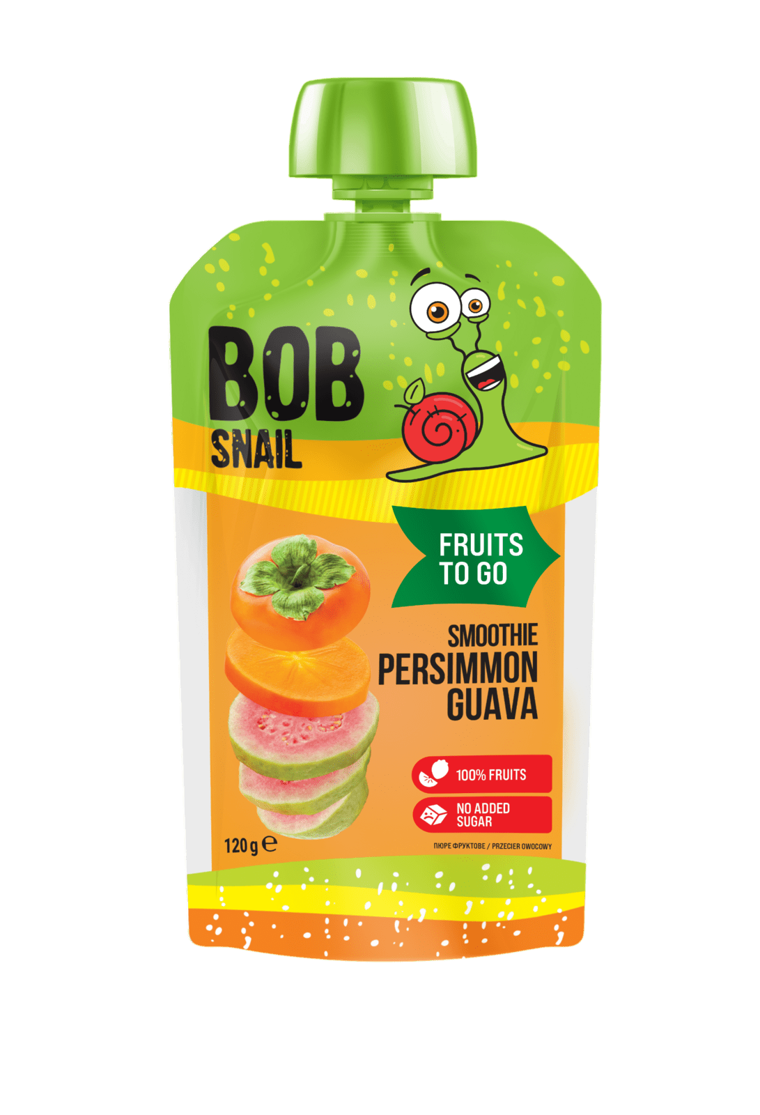 ŠNEK BOB Smoothie kaki-guava 120 g