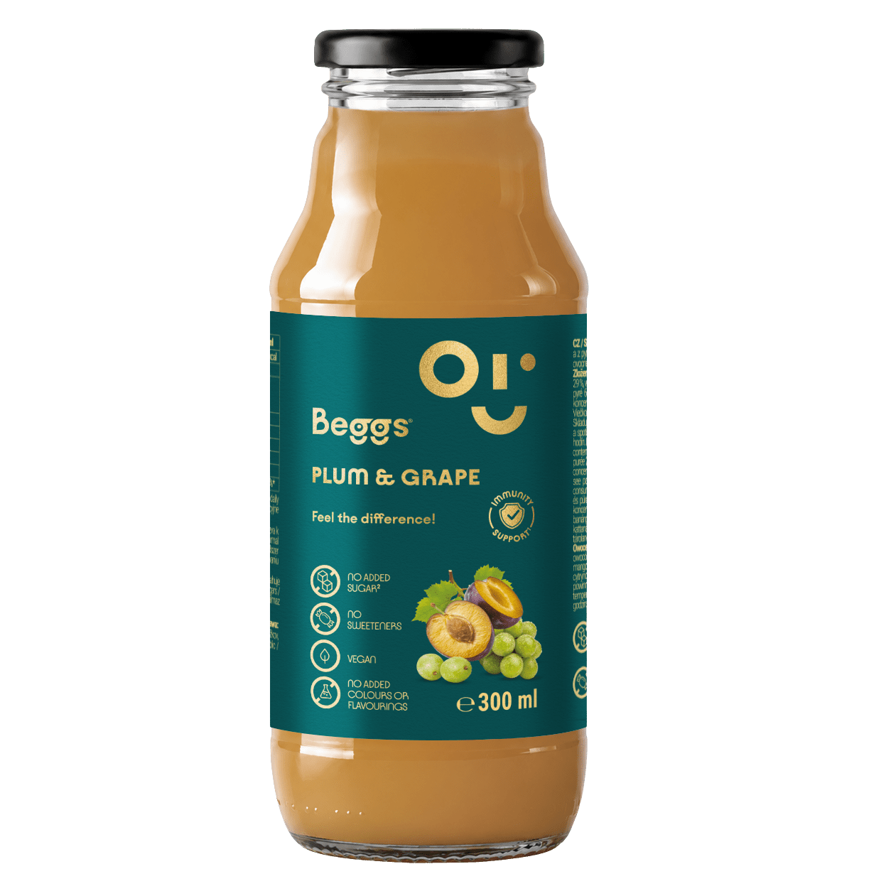 BEGGS Nápoj hroznové víno & slivka 300 ml