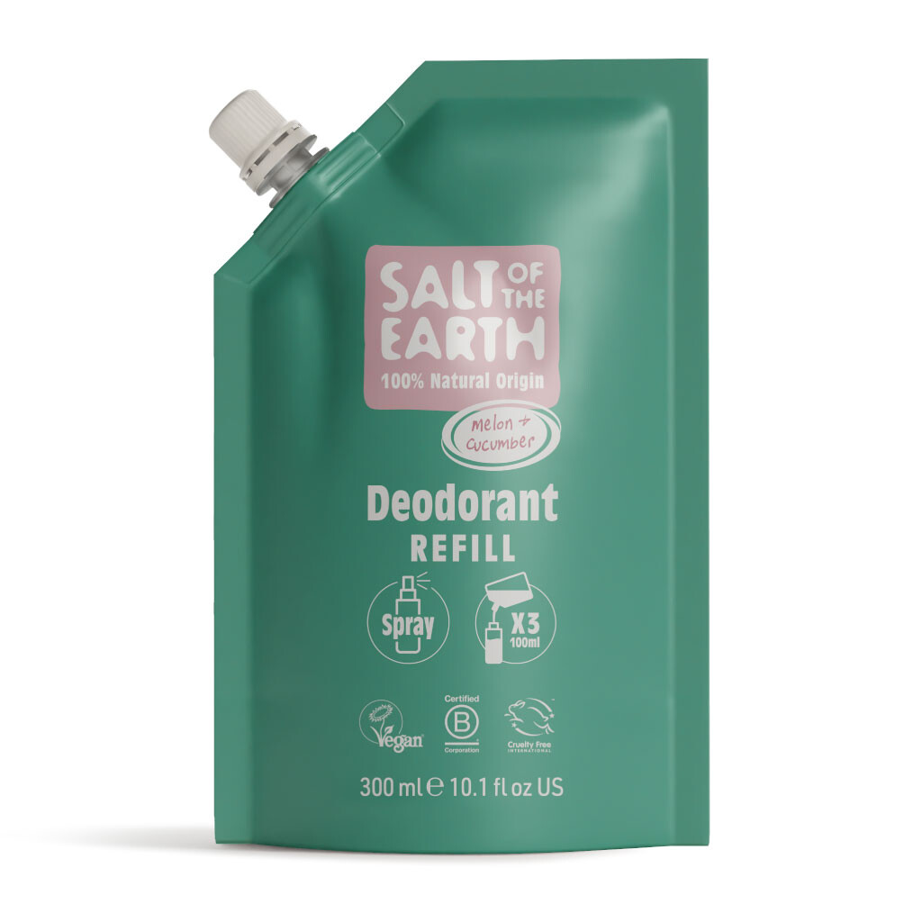 Salt Of The Earth Deodorant v spreji Melón & Cucumber Deodorant Refill - náplň 300 ml