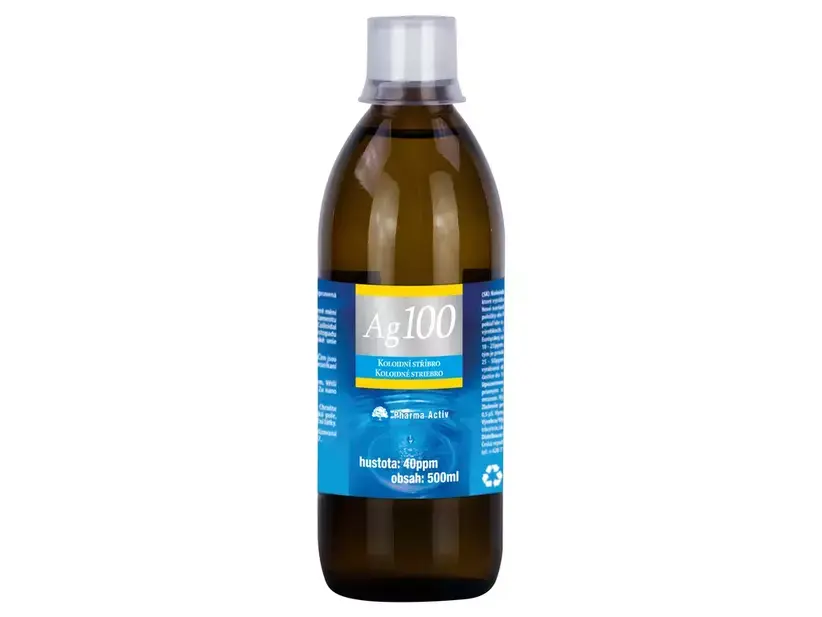 Pharma Activ Koloidné striebro Ag100 (40ppm) 500 ml