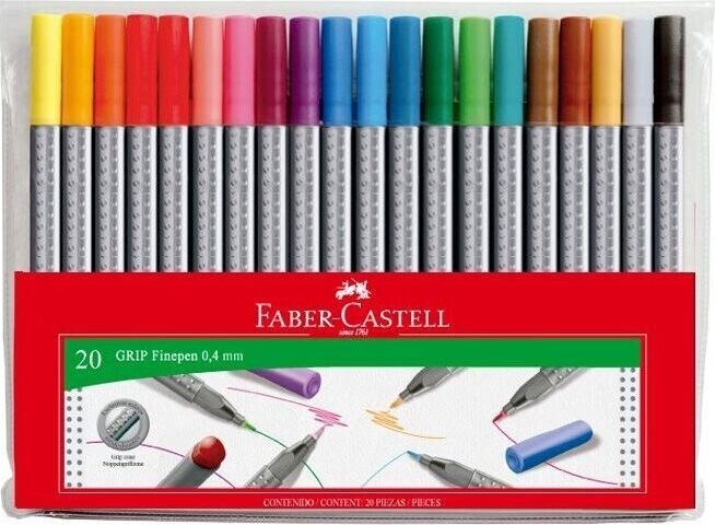Faber-Castell Fixky Grip, 20 farieb