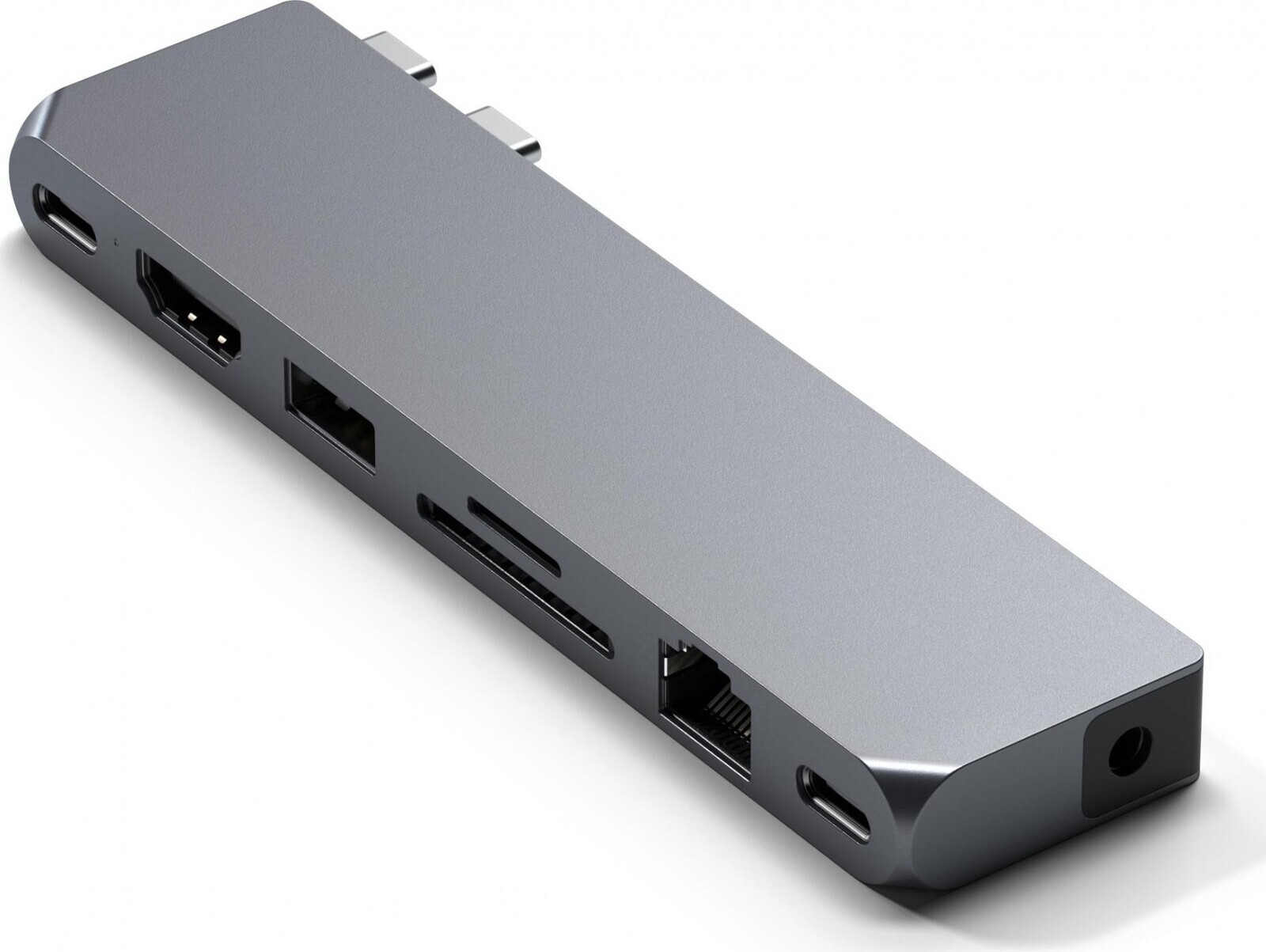 Satechi Pro Hub Max (1× USB4, 1× HDMI 4K 60 Hz, 1× USB-A3.0, 1× micro/SD, 1× Ethernet, 1× USB-C,1× A
