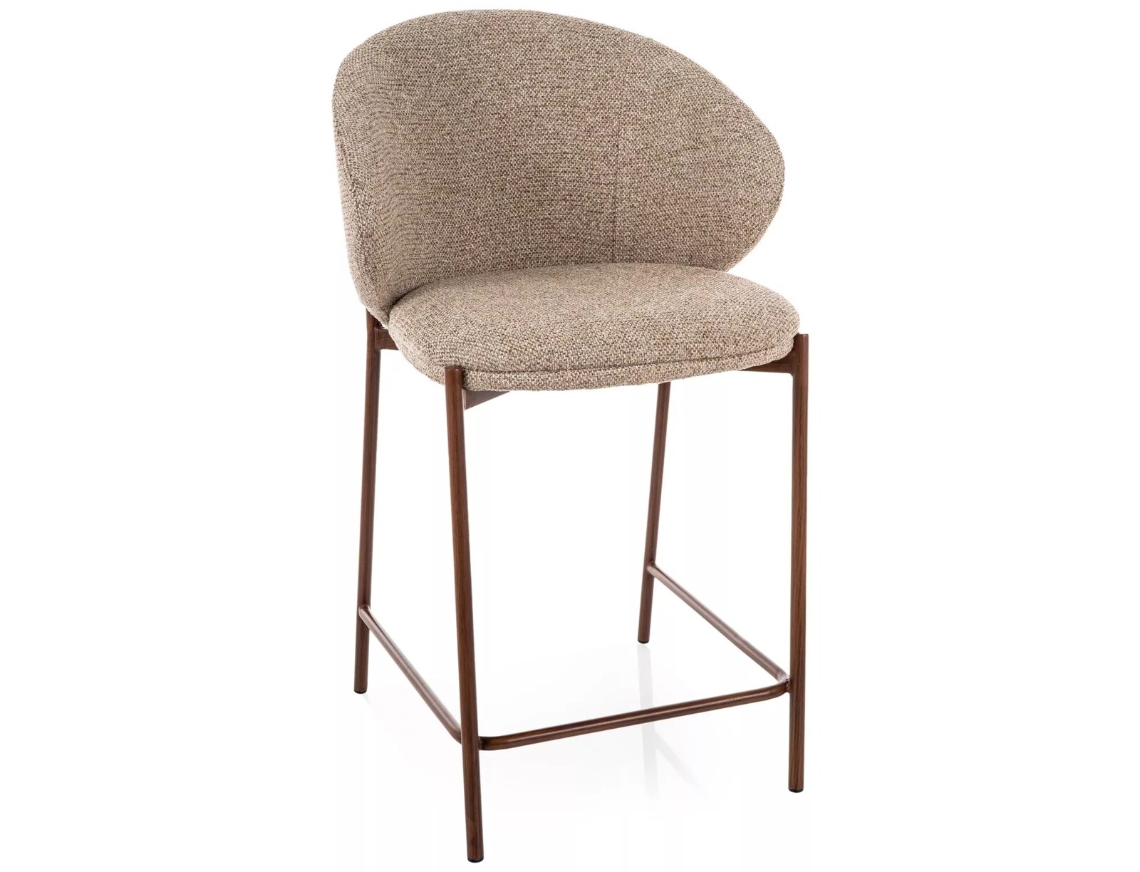 Barová stolička Kioto H-2 béžová/ořech