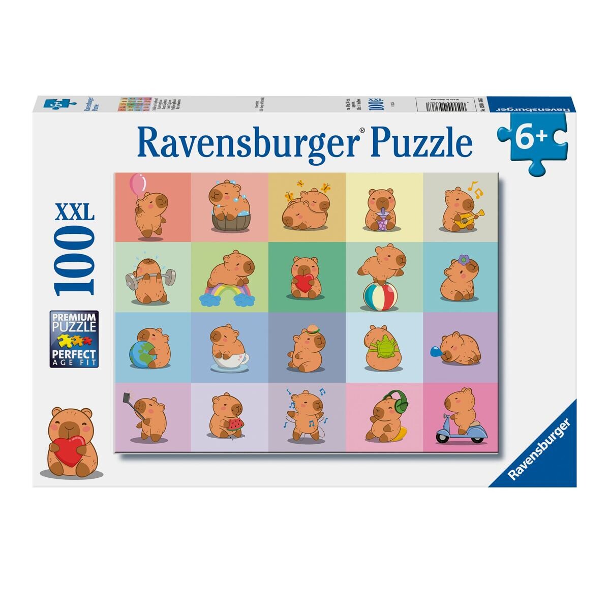 Ravensburger Kapybara Puzzle 100 dielikov