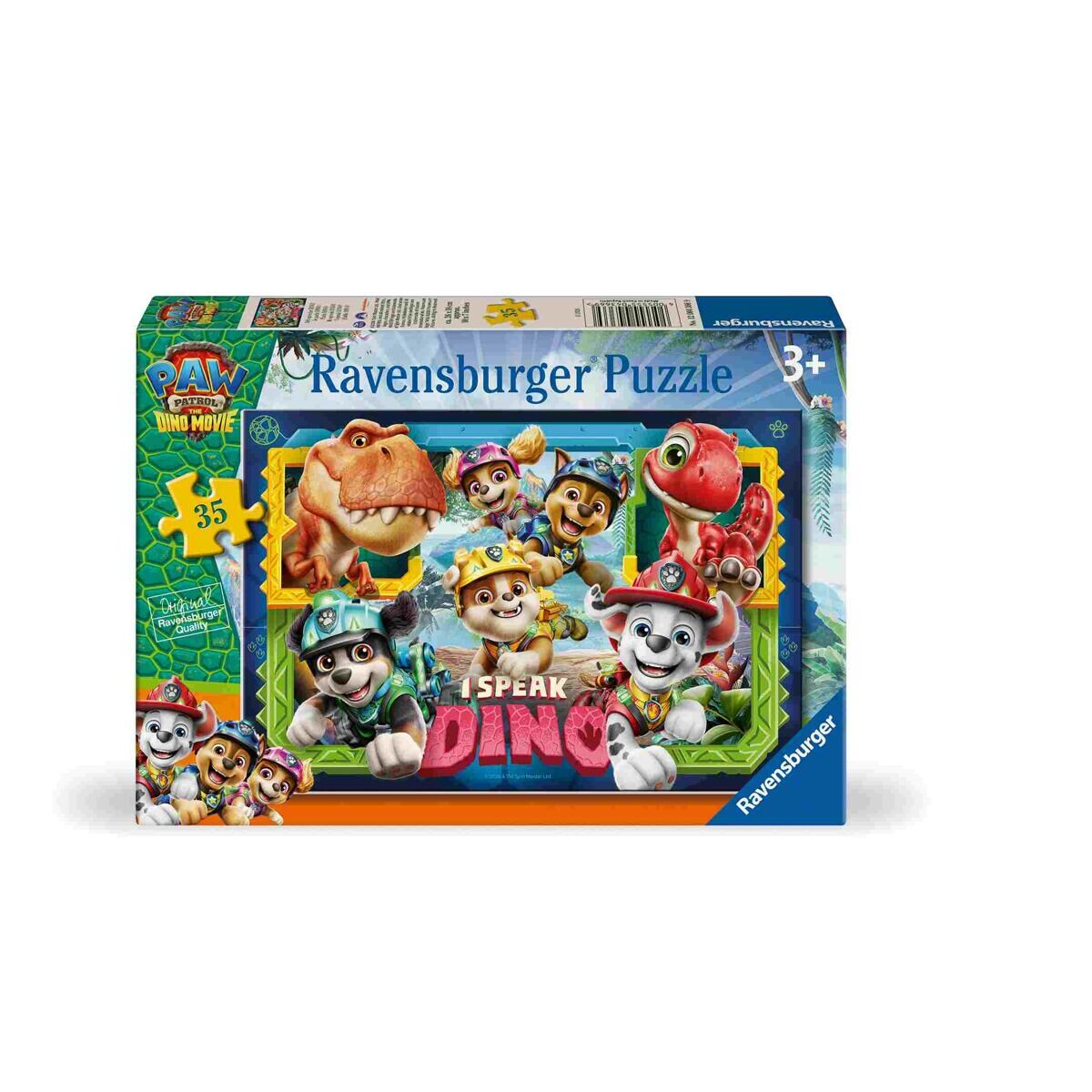 Ravensburger Tlapková patrola: Dinosaurie film Puzzle 35 dielikov