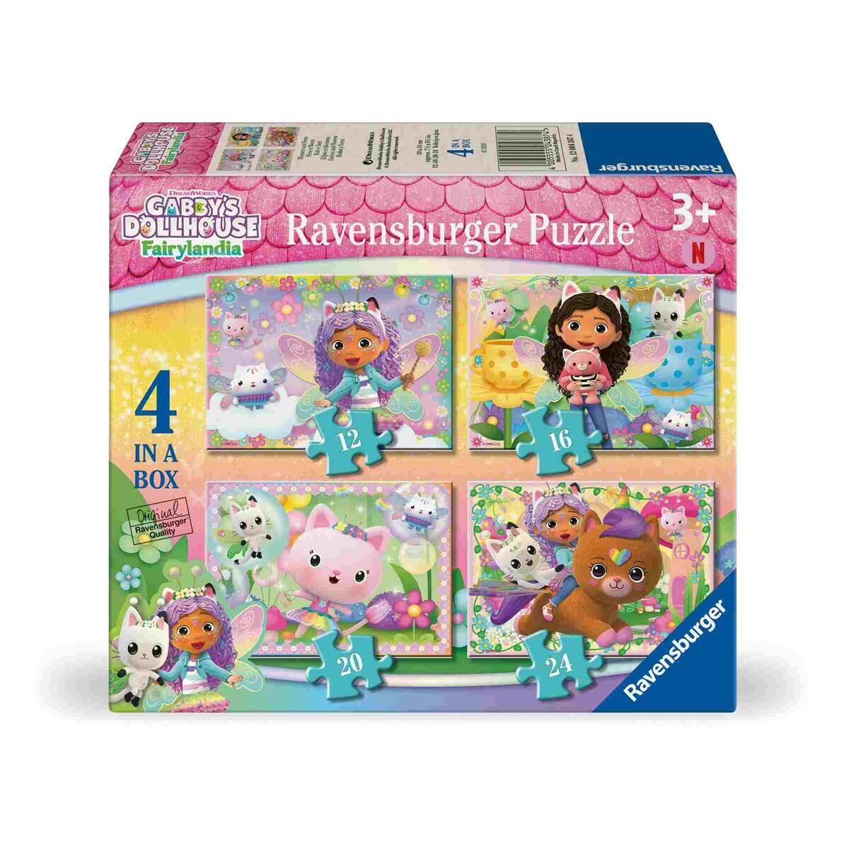 Ravensburger Gábinin kúzelný domček Puzzle 4 v 1
