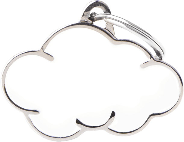 Psia známka My Family Cloud s gravírovaním