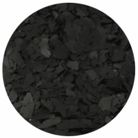 RIGORRA - Akrylové a metalické chipsy do epoxidových podláh (čierne, 0,1 kg)