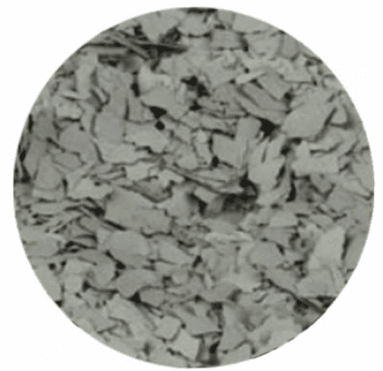 RIGORRA - Akrylové a metalické chipsy do epoxidových podláh (šedé, 0,1 kg)