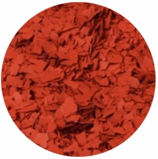 RIGORRA - Akrylové a metalické chipsy do epoxidových podláh (červené, 0,1 kg)