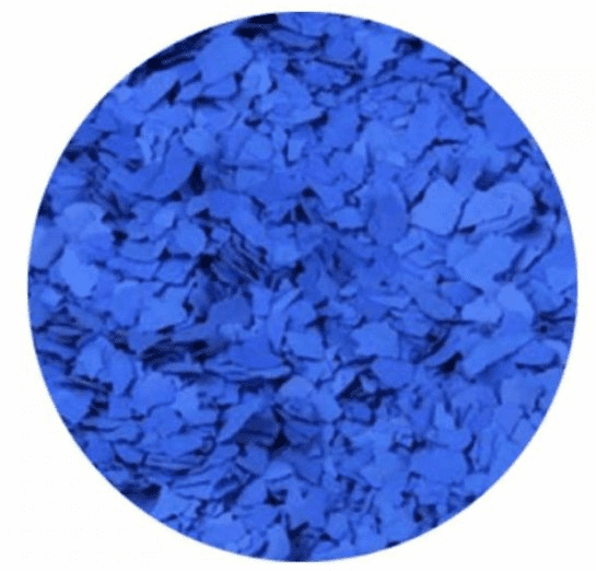 RIGORRA - Akrylové a metalické chipsy do epoxidových podláh (modré, 0,1 kg)