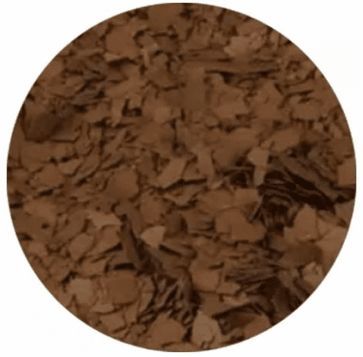 RIGORRA - Akrylové a metalické chipsy do epoxidových podláh (hnedé, 0,1 kg)