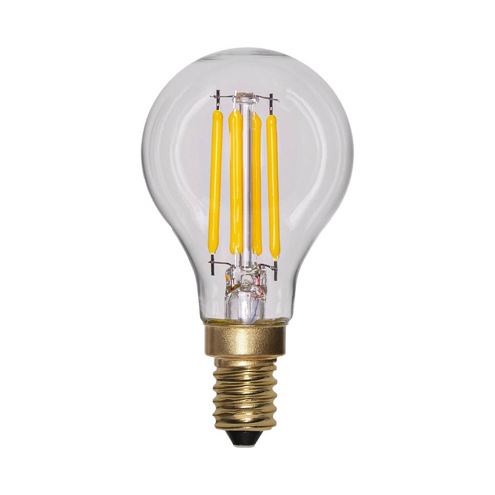 LED žiarovka Soft Glow E14, 250 lm, 3,2 W, 2100 K, stmievateľné