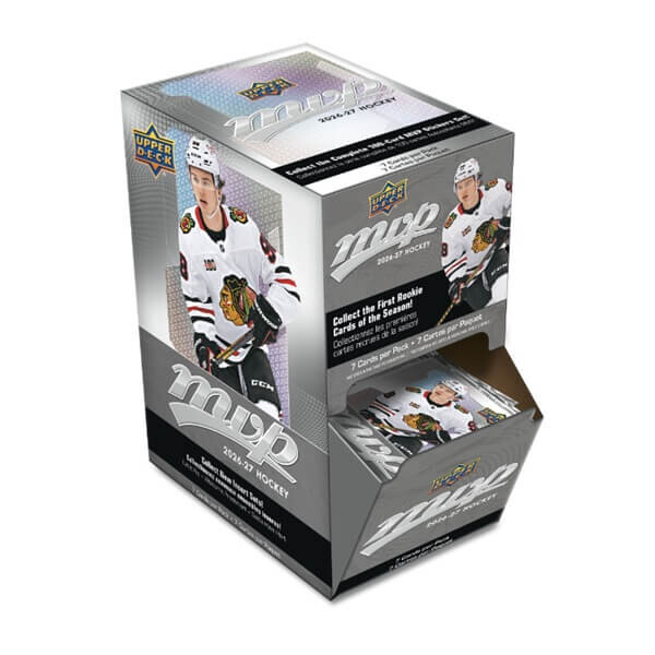 Upper Deck 2026-2027 NHL Upper Deck MVP Gravity box - hokejové karty