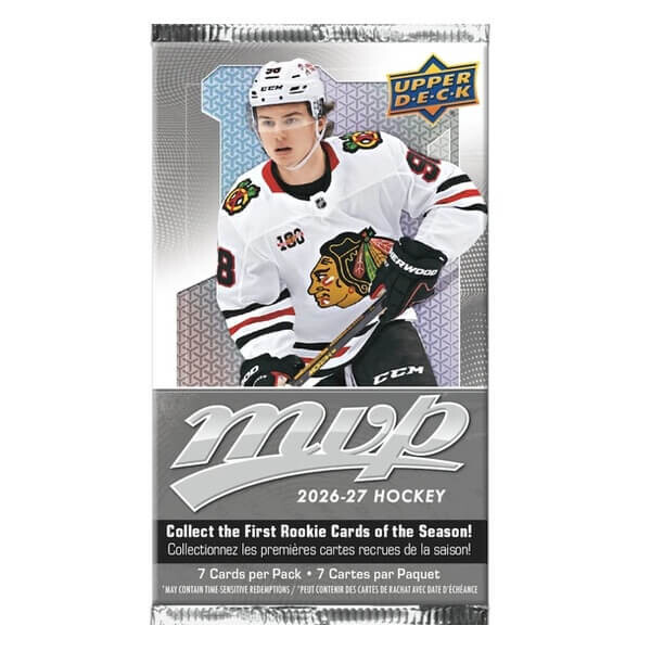 Upper Deck 2026-2027 NHL Upper Deck MVP Retail Balíček - hokejové karty