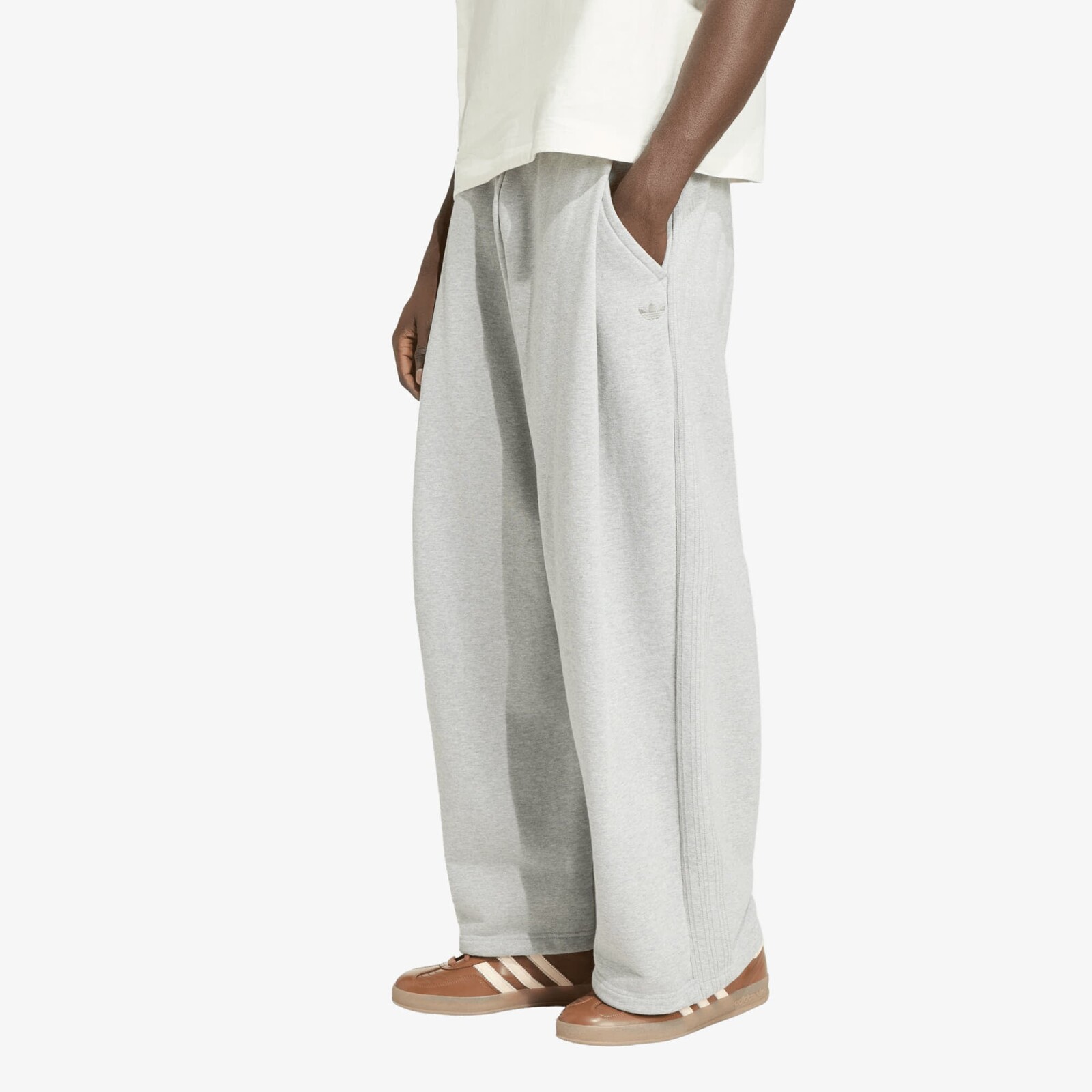 Tepláky adidas Premium Essentials Open Wide Hem Medium Grey Heather S