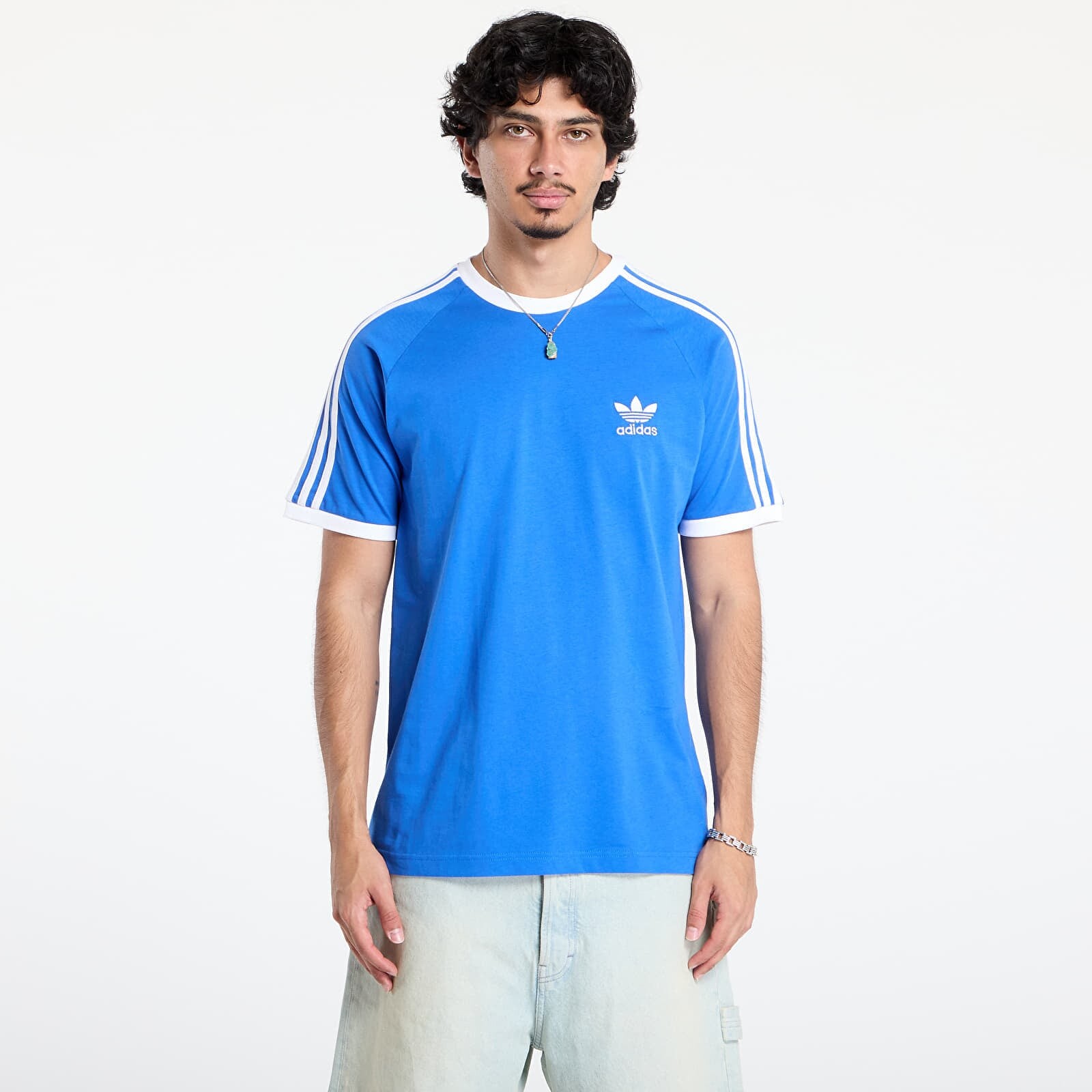 Tričko adidas 3-Stripes Tee UNISEX Blue XL