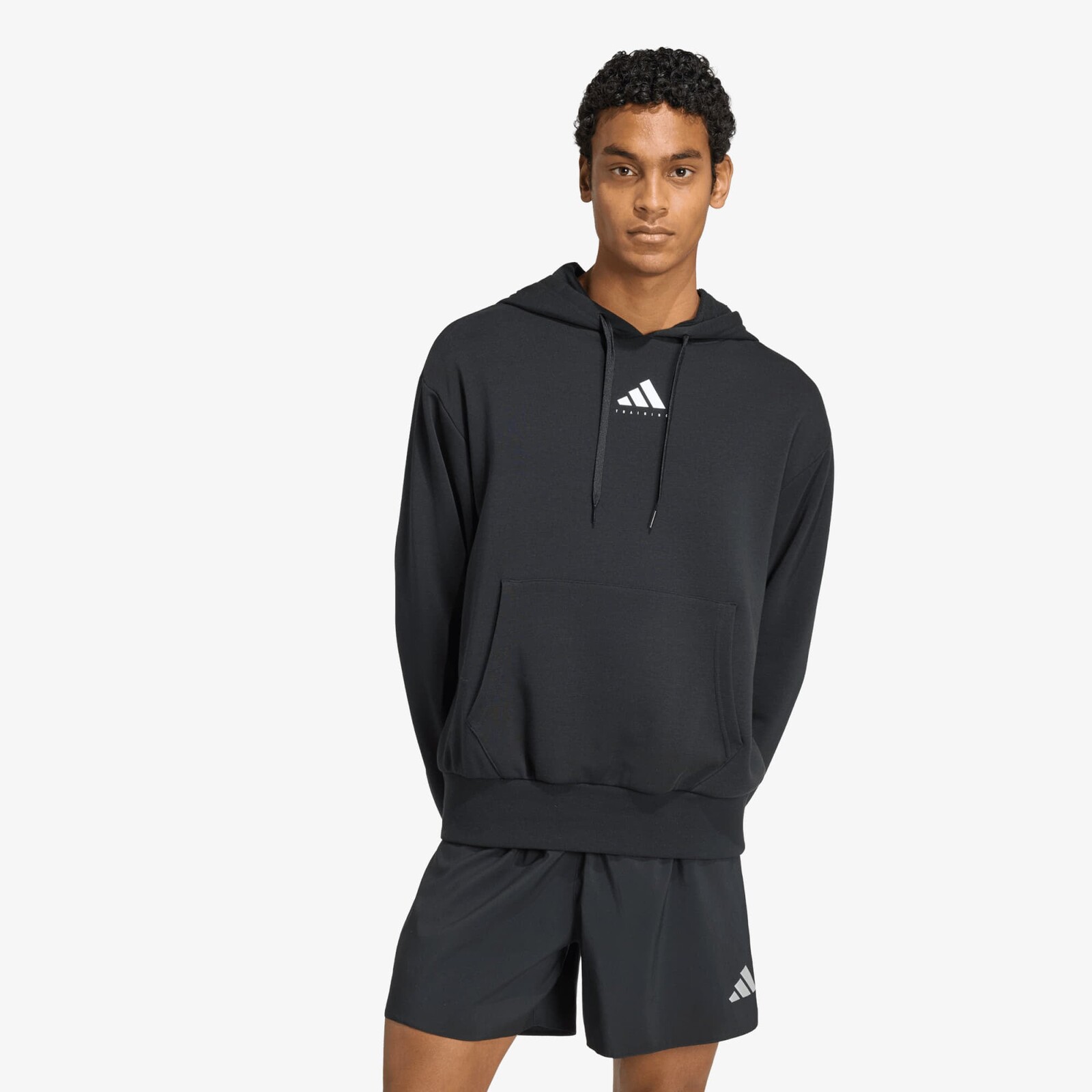 Mikina adidas Performance Category Training Graphic Hoodie UNISEX Black L