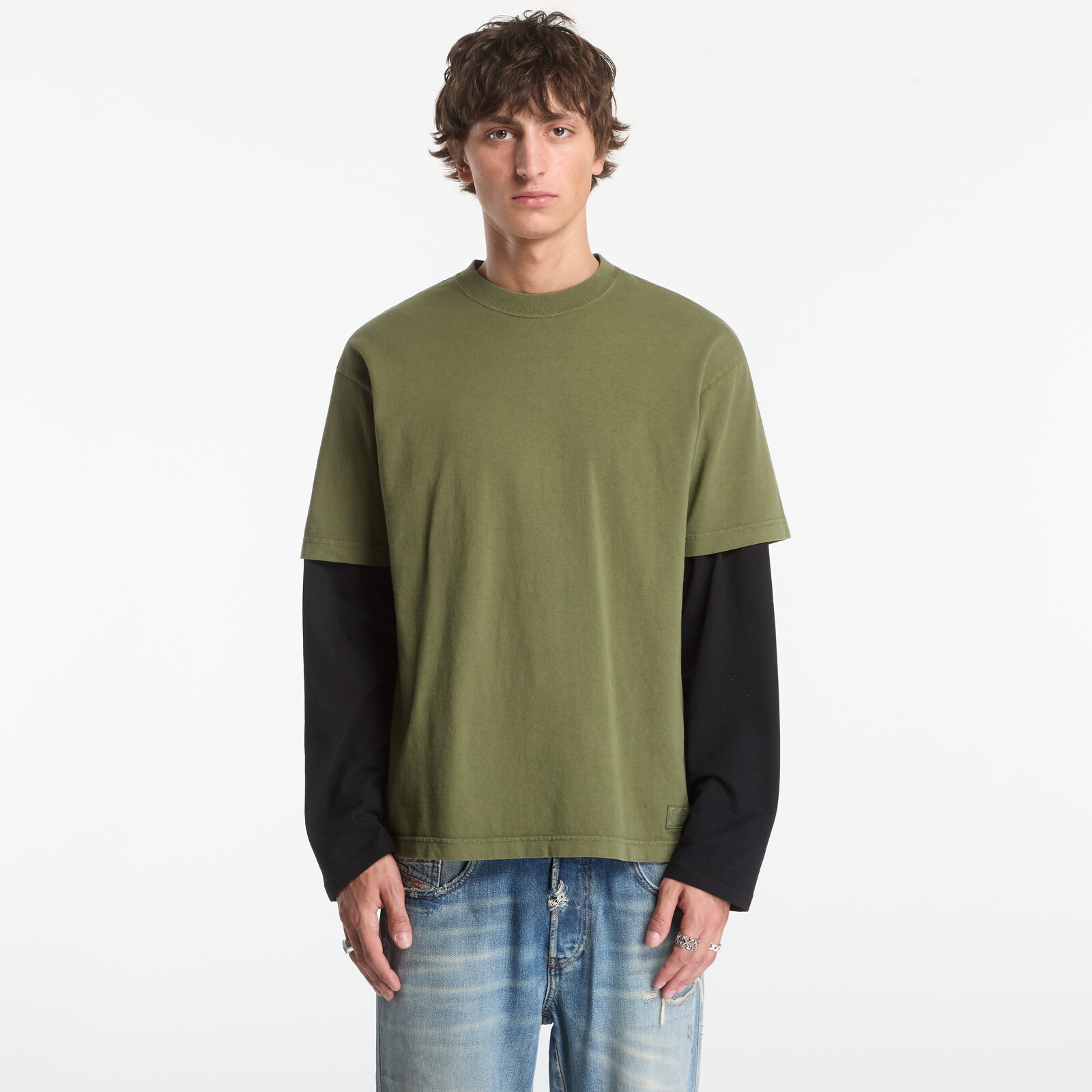 Tričko Vans Premium SS Loose Fit Tshirt Green Balsam XL