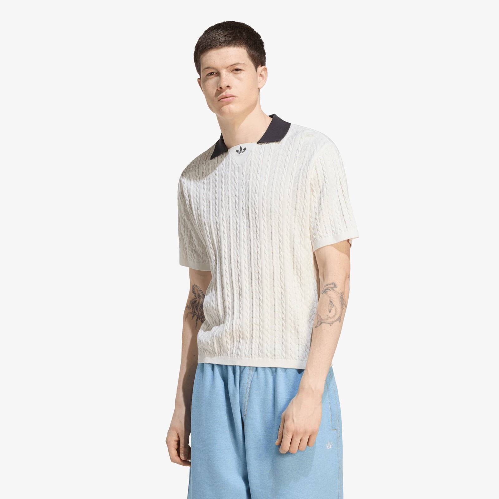 Tričko adidas Cable Knit Football Jersey Cloud White XXL