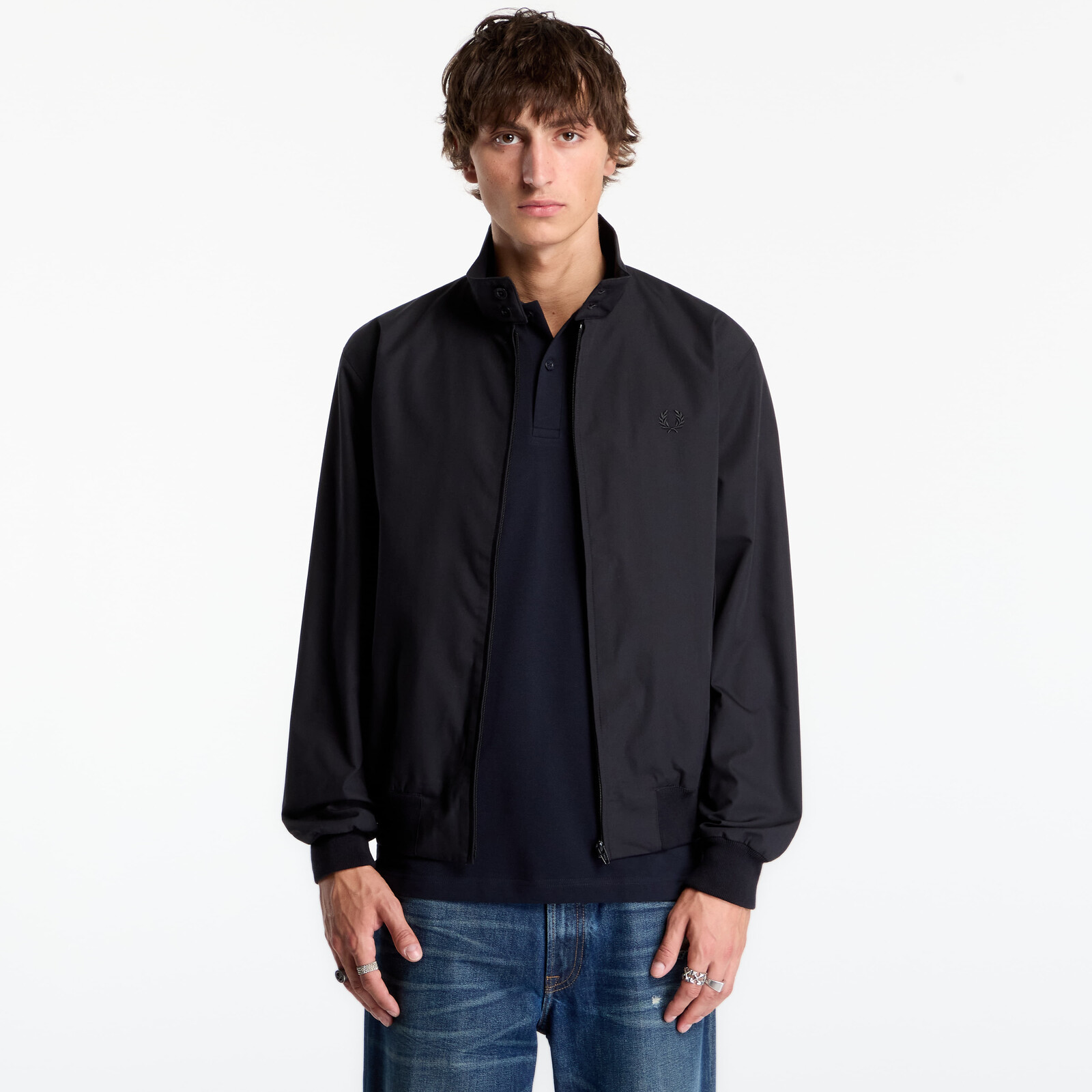 Bunda FRED PERRY Made In England Harrington Black XL
