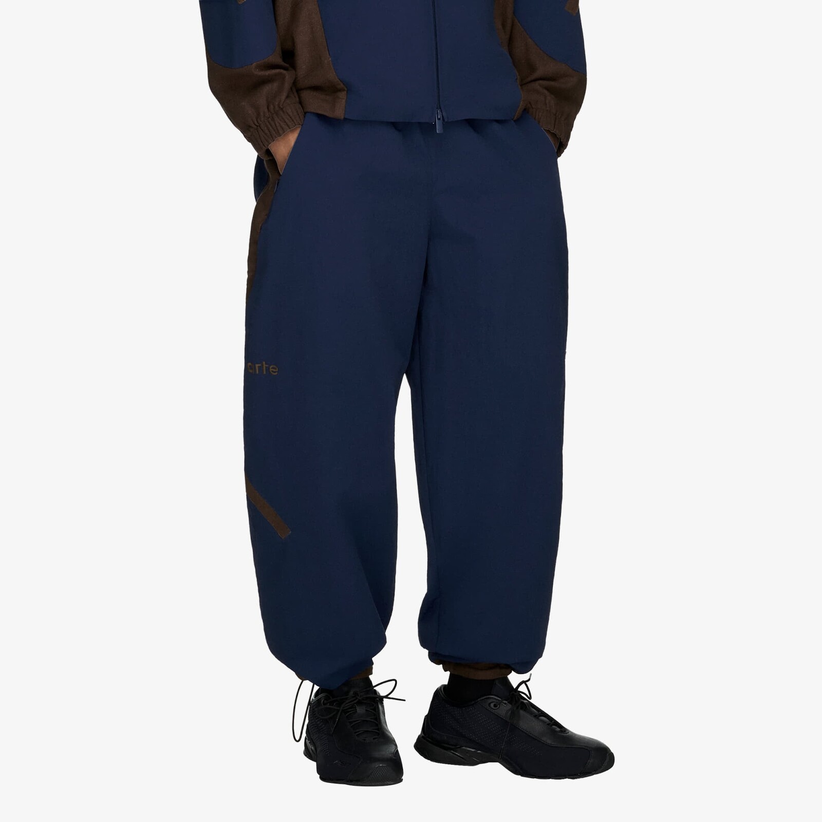 Kalhoty adidas x Arte Antwerp Z.N.E. Material Mix Trackpant Collegiate Navy/ Dust Cargo M